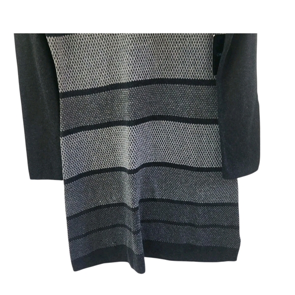 Cynthia Rowley Charcoal Gray Sweater Dress Womens Size Large New NWT - Picture 3 of 8